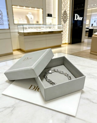 Dior CD Signature Geometric Link Bracelet