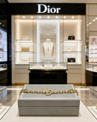 Dior Gold CD Chain Link Bracelet