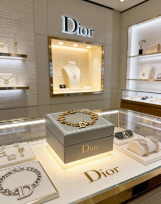 Dior Gold CD Chain Link Bracelet