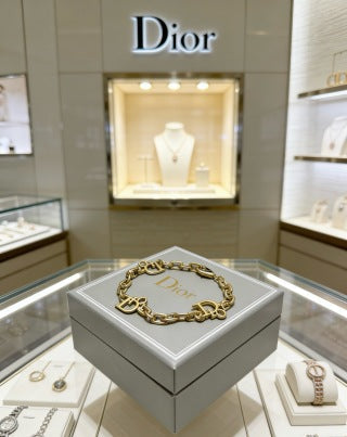 Dior Gold CD Chain Link Bracelet