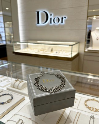 Dior Heritage Letter Charm Chain Bracelet