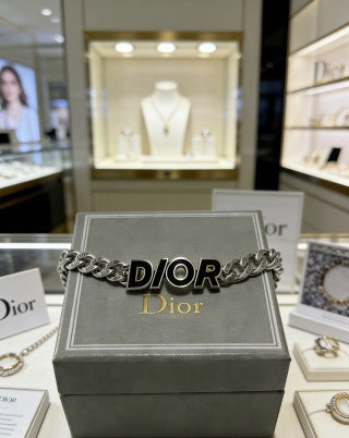 Dior Signature Oval Link Chain Bracelet
