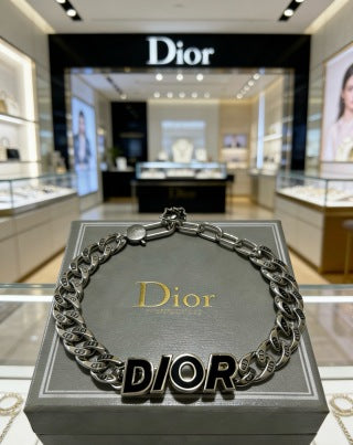 Dior Signature Oval Link Chain Bracelet