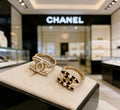 CHANEL Golden CC Signature Embellished Ring