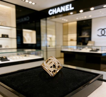 CHANEL Infinite Bloom CC Statement Ring