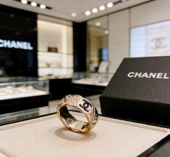 CHANEL Celestial Curve CC Statement Ring