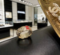 CHANEL Celestial Curve CC Statement Ring