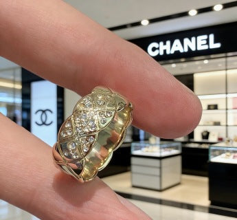 CHANEL Celestial Curve CC Statement Ring