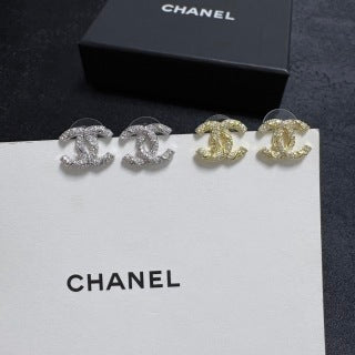 CHANEL Radiant Loop CC Stud Earrings