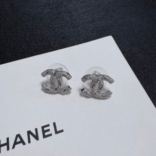 CHANEL Radiant Loop CC Stud Earrings