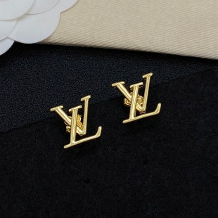 Louis Vuitton Signature Interlock Stud Earrings