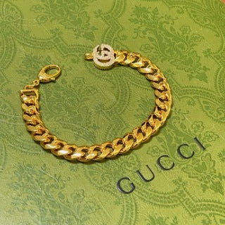 Gucci Interlocking G Chunky Chain Link Bracelet