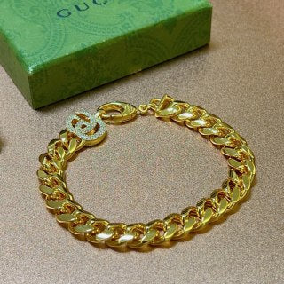 Gucci Interlocking G Chunky Chain Link Bracelet