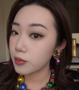 YSL Jardin Papillon Améthyste Earrings