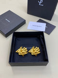 YSL Voyage Doré Sailboat Clip Earrings