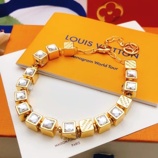 Louis Vuitton Diamond Link Tennis Bracelet