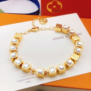 Louis Vuitton Diamond Link Tennis Bracelet