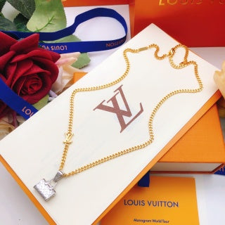 Louis Vuitton Mini Trunk Pendant Necklace