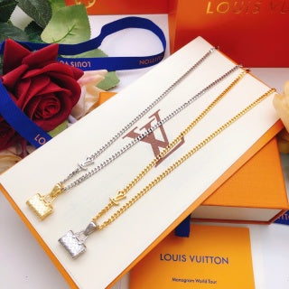 Louis Vuitton Mini Trunk Pendant Necklace