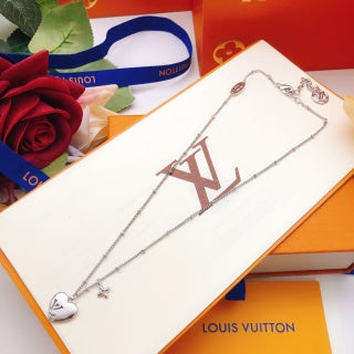 Louis Vuitton Heart Lock Pendant Necklace