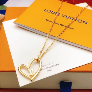 Louis Vuitton Heart Blossom Pendant Necklace