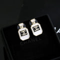 CHANEL Signature Perfume Bottle Stud Earrings