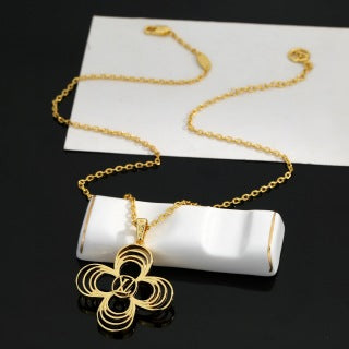Louis Vuitton Blossom Layered Flower Pendant Necklace