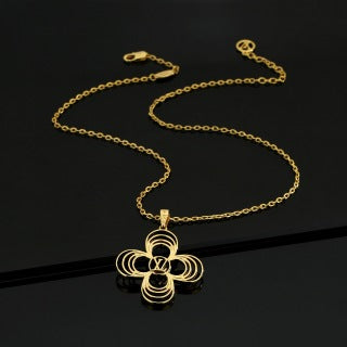 Louis Vuitton Blossom Layered Flower Pendant Necklace