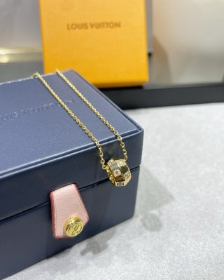 Louis Vuitton Treasure Lock Pendant Necklace