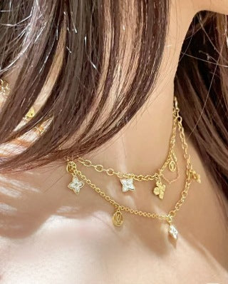 Louis Vuitton Golden Garden Charm Necklace