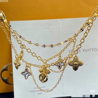 Louis Vuitton Golden Garden Charm Necklace