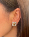 Louis Vuitton Blossom Pearl Flower Stud Earrings