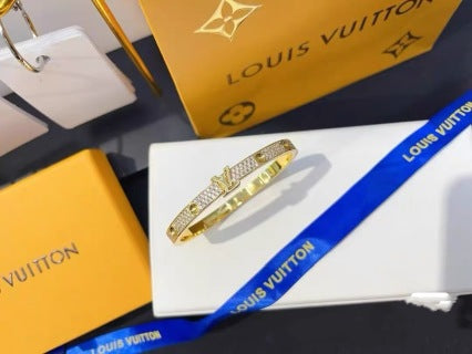 Louis Vuitton Diamond Twist Cuff Bracelet