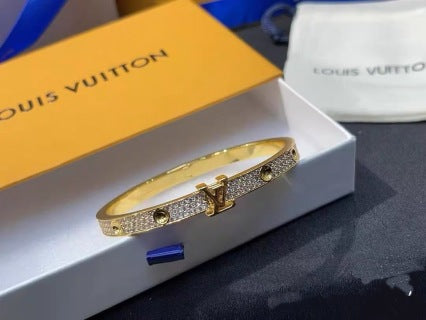 Louis Vuitton Diamond Twist Cuff Bracelet