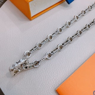 Louis Vuitton Layered Link Chain Necklace
