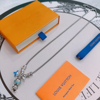 Louis Vuitton Travel Blossom Charm Necklace