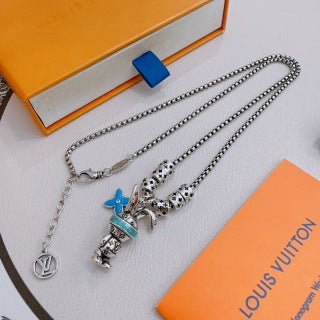 Louis Vuitton Travel Blossom Charm Necklace