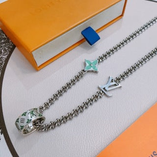 Louis Vuitton Blossom Monogram Chain Necklace