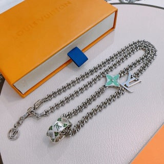 Louis Vuitton Blossom Monogram Chain Necklace