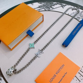 Louis Vuitton Blossom Monogram Chain Necklace