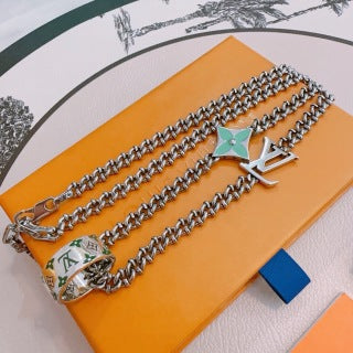 Louis Vuitton Blossom Monogram Chain Necklace
