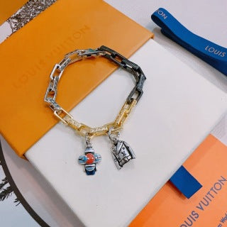 Louis Vuitton Travel Charm Link Bracelet