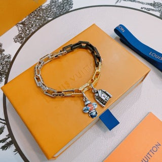 Louis Vuitton Travel Charm Link Bracelet