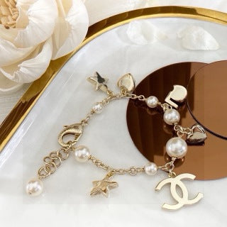 Chanel Romantic Pearl Charm Bracelet