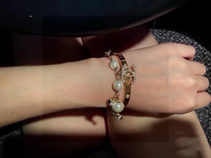 Chanel Romantic Pearl Charm Bracelet