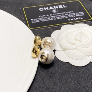 Chanel Timeless Pearl Sphere Earrings