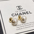 Chanel Timeless Pearl Sphere Earrings
