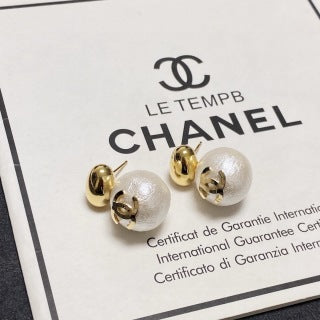 Chanel Timeless Pearl Sphere Earrings