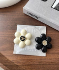 Chanel Floral Signature CC Pin Brooch