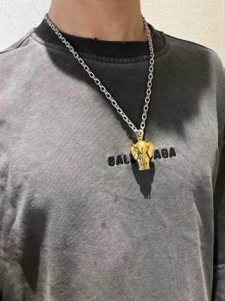 Gucci Lion Head Pendant Chain Necklace